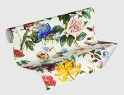 Vorgeleimte Vliestapete Floral Bunt