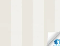 Vorgeleimte Vliestapete Streifen Weiß, Beige