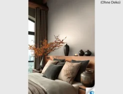Vorgeleimte Vliestapete Textilstruktur Beige