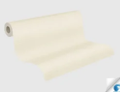 Vorgeleimte Vliestapete Textilstruktur Creme