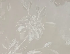Wachstuch Blätter Creme