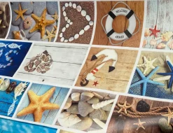 Wachstuch Maritim Bunt