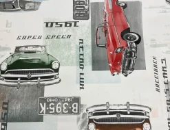 Wachstuch Oldtimer Bunt