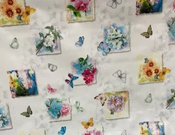 Wachstuch Schmetterling Bunt