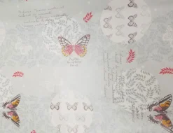 Wachstuch Schmetterling Grau