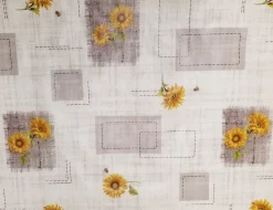 Wachstuch Sonnenblumen Beige