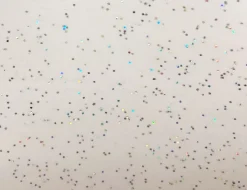 Wachstuch Weiß Glitzer