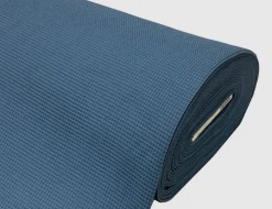 Waffelstoff Uni Blau