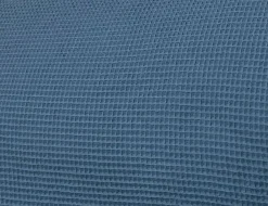 Waffelstoff Uni Blau
