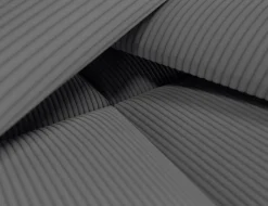 Wandkissen Cord Grau 60x30 cm