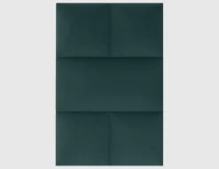 Wandkissen Grünblau Samt 30x30cm