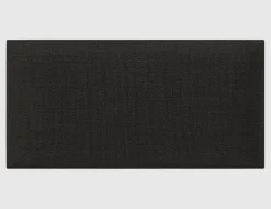 Wandkissen Schwarz Grobstruktur 60x30cm