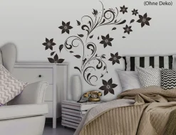 Wandtattoo Blütenranke