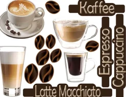 Wandtattoo Coffeetime 3D
