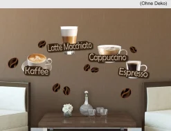 Wandtattoo Coffeetime 3D