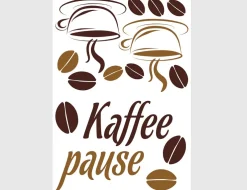Wandtattoo Kaffee-Pause