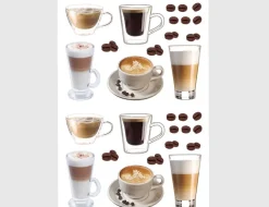 Wandtattoo Kaffeetassen