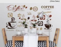 Wandtattoo Kaffeewelt