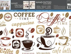 Wandtattoo Kaffeewelt