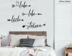 Wandtattoo Liebe Lachen