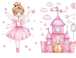 Wandtattoo Prinzessin Rosa