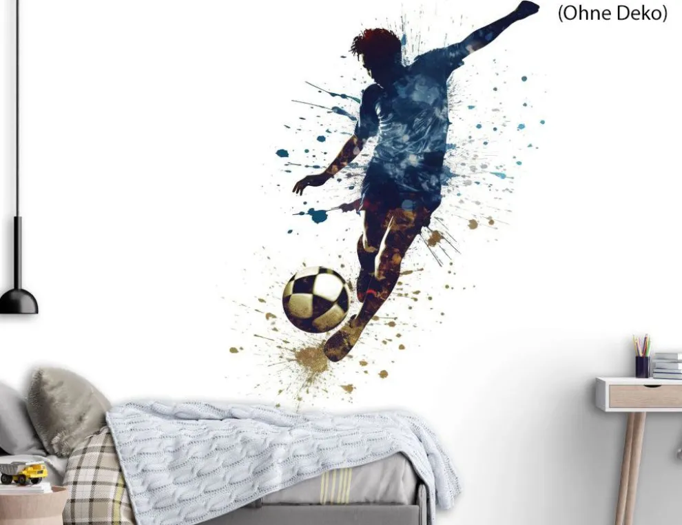 Wandtattoo XXL Fußball