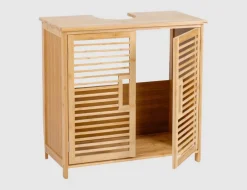 Waschbeckenunterschrank Bambus