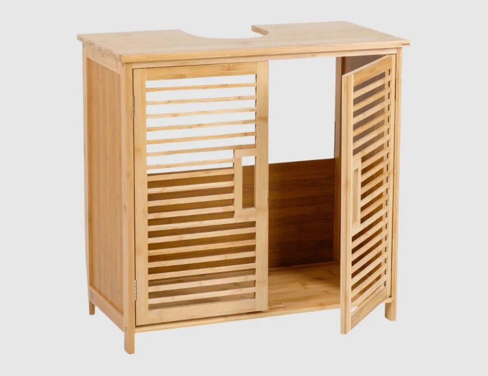 Waschbeckenunterschrank Bambus