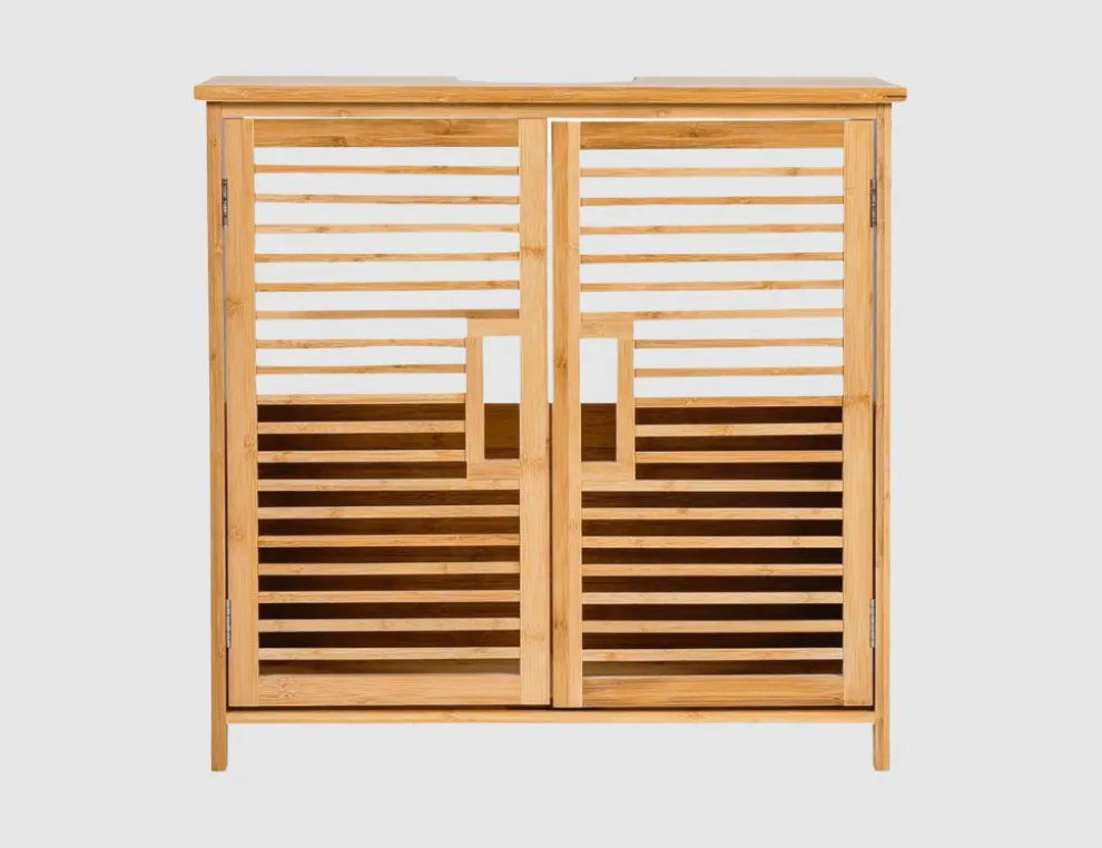 Waschbeckenunterschrank Bambus