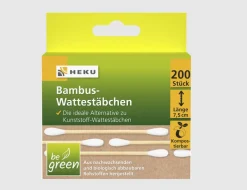 Wattestäbchen aus Bambus