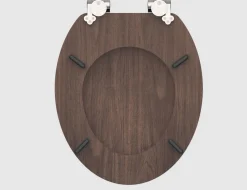 WC-Sitz Dark Wood