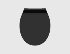 WC-Sitz Slim Black