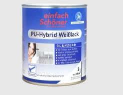 Weißlack glänzend