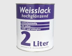 Weißlack Hochglanz