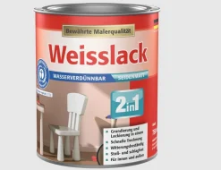 Weißlack 2in1 Seidenmatt