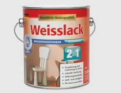 Weißlack 2in1 Seidenmatt
