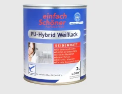 Weißlack seidenmatt
