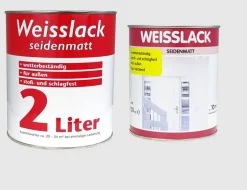 Weißlack Seidenmatt