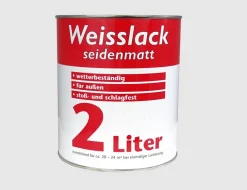 Weißlack Seidenmatt