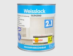 Weisslack 2in1 glänzend
