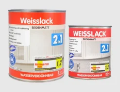 Weisslack 2in1 seidenmatt