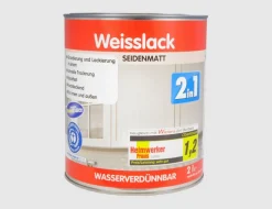 Weisslack 2in1 seidenmatt
