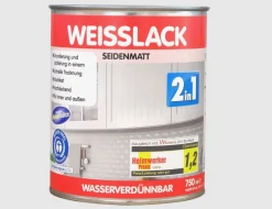 Weisslack 2in1 seidenmatt