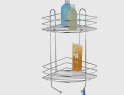 WENKO Exclusiv Eckregal chrom
