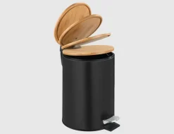 Wenko Kosmetikeimer Schwarz 3l