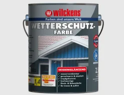 Wetterschutzfarbe seidenglänzend
