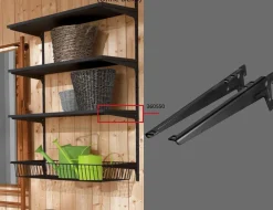 Winkelträger 38 cm (1 Paar)
