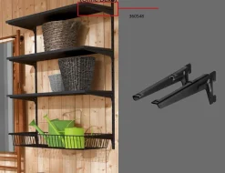 Winkelträger 18 cm (1 Paar)