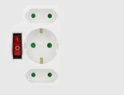 Zwischenstecker Weiß
